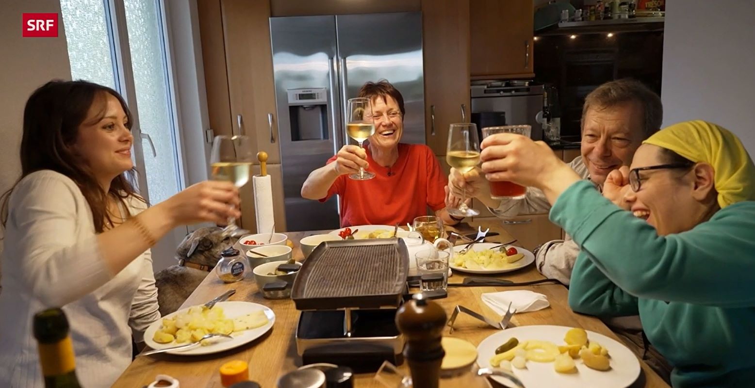 Abendessen mit der Familie
