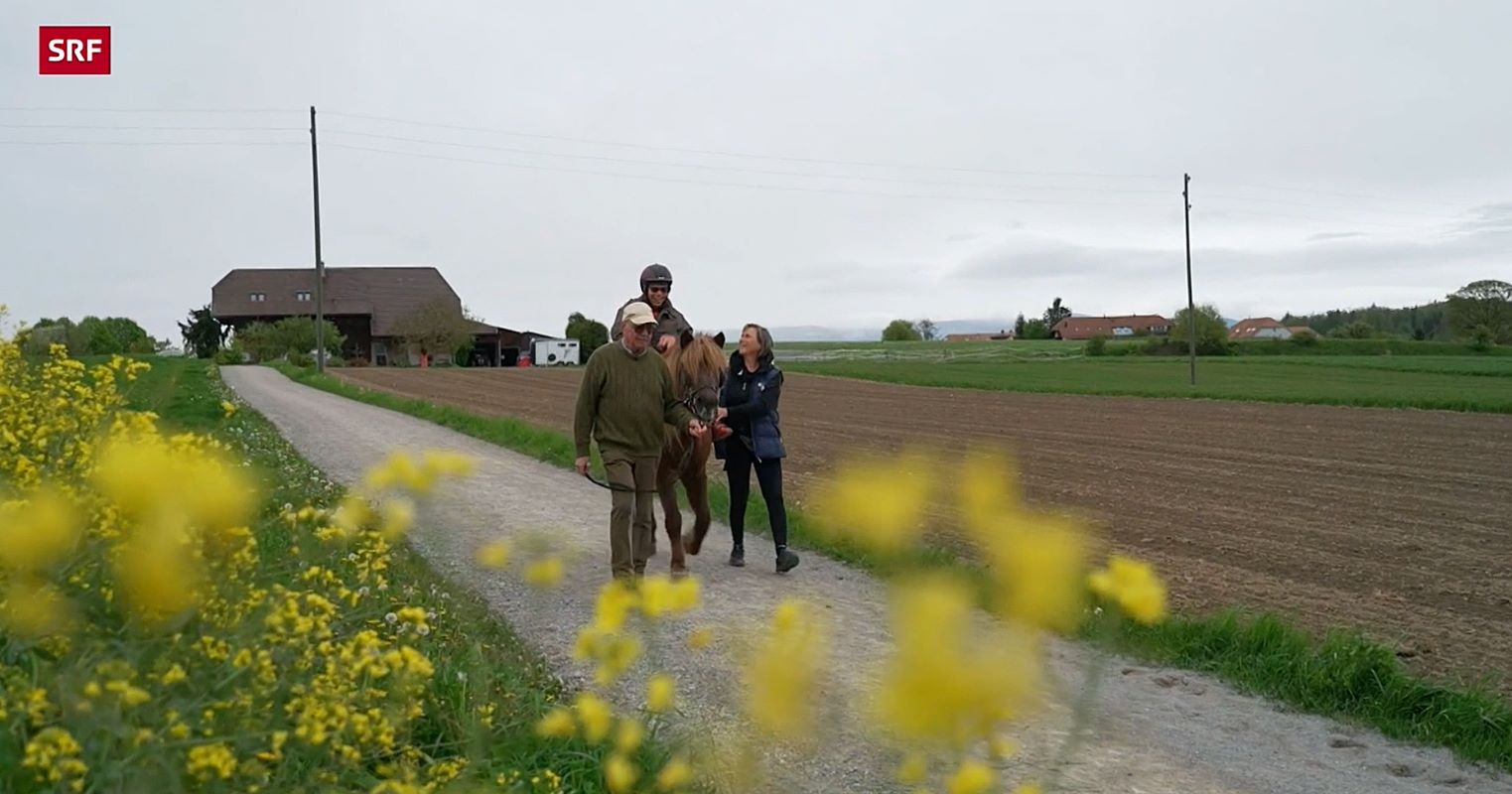 Siegi und Marina gehen reiten